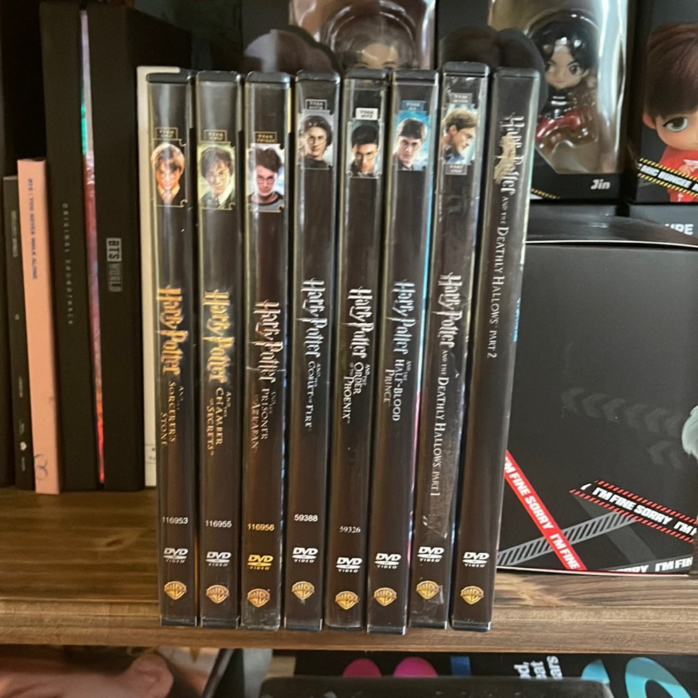 Harry Potter DVDs - full set of 8